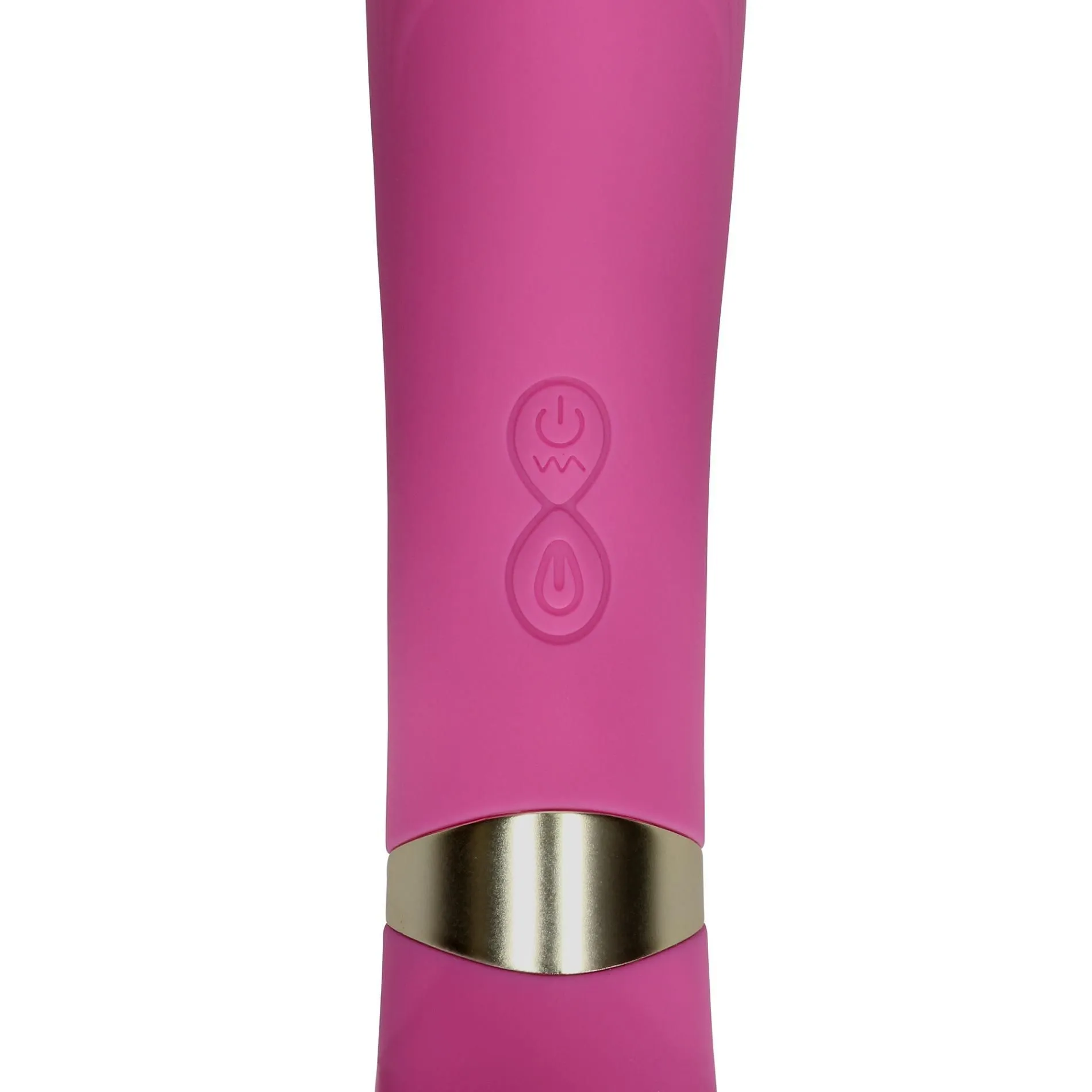 Вібратор Loveline Double Sided Flapping and G-Spot, 24 см (рожевий)