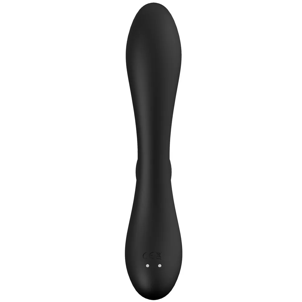 Вибратор-кролик Dream Toys Prestige Alexia, 20 см (черный)