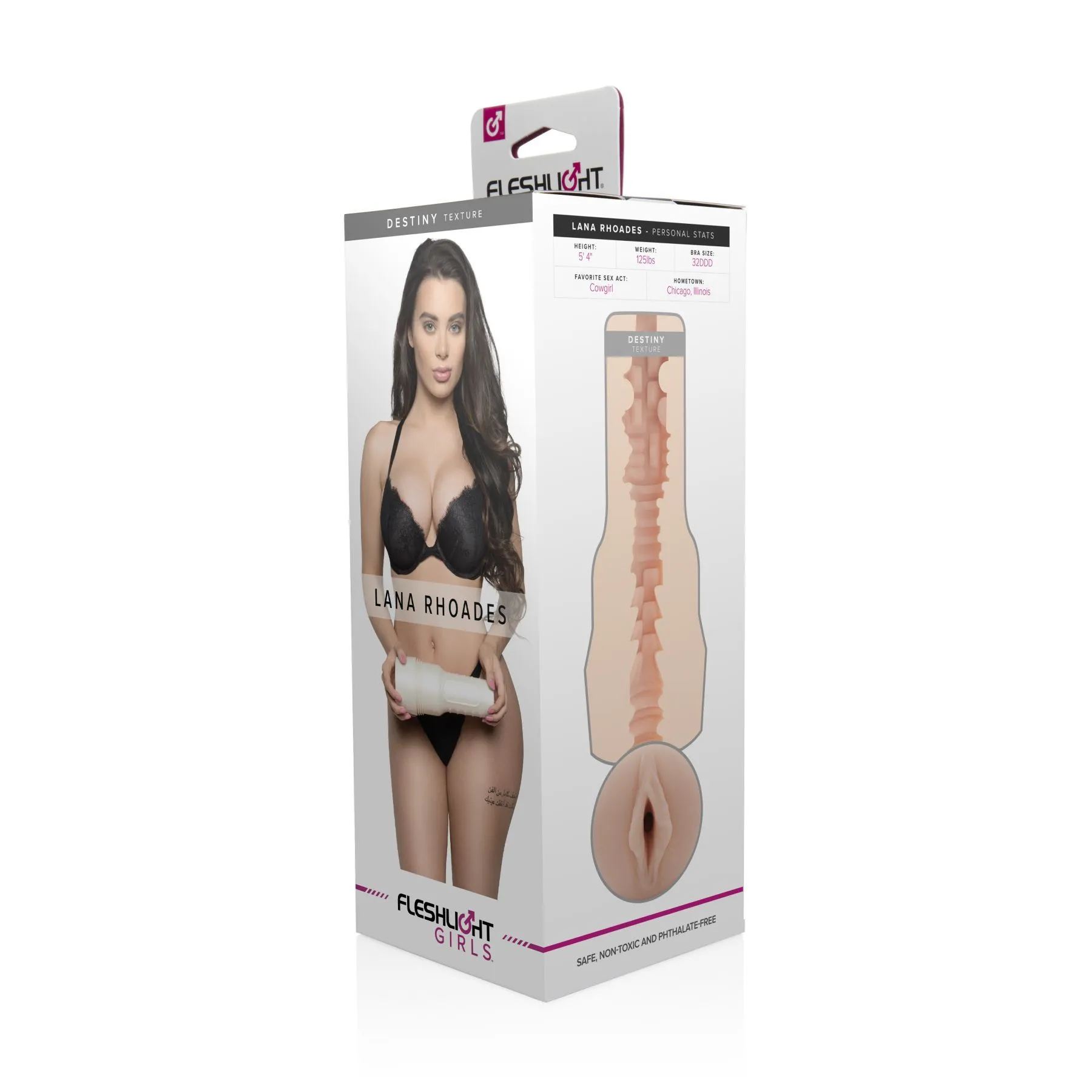 Реалистичный мастурбатор Fleshlight Lana Rhoades Destiny (телесный)