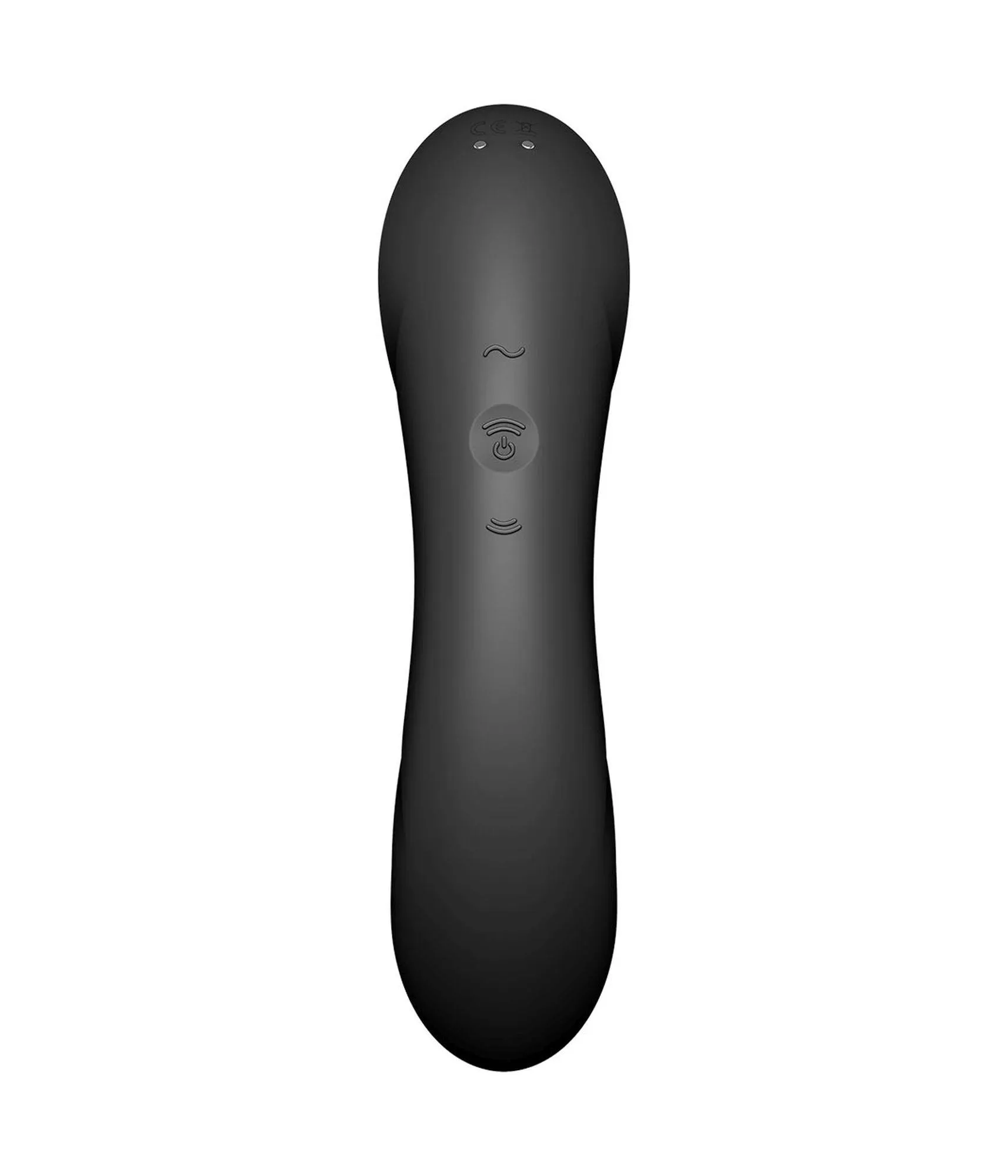 Вакуумный стимулятор клитора с вибрацией Satisfyer Curvy Trinity 4 (черный)