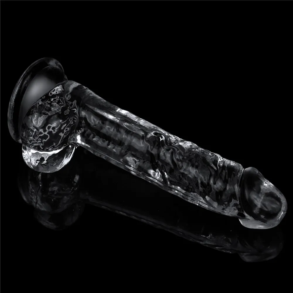 Lovetoy Flawless Clear Dildo 7.5 - Dildo, Przezroczysty, 19 cm