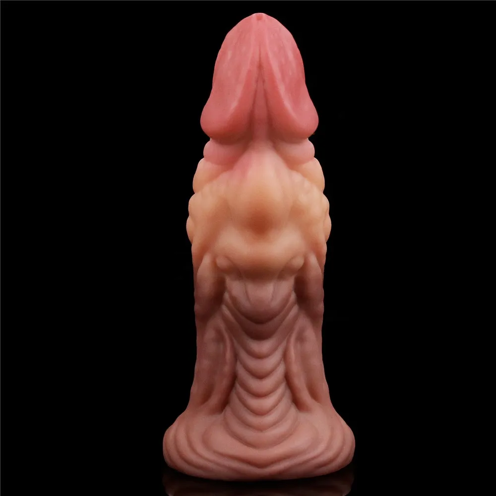 Фаллоимитатор Dual-Layered Silicone Nature Cock 7.0'', 18 см (коричневый)