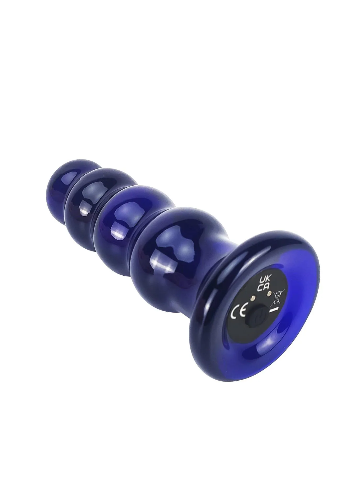 TOYJOY Radiant Glass Buttplug - Korek analny, Niebieski, 11.5 cm