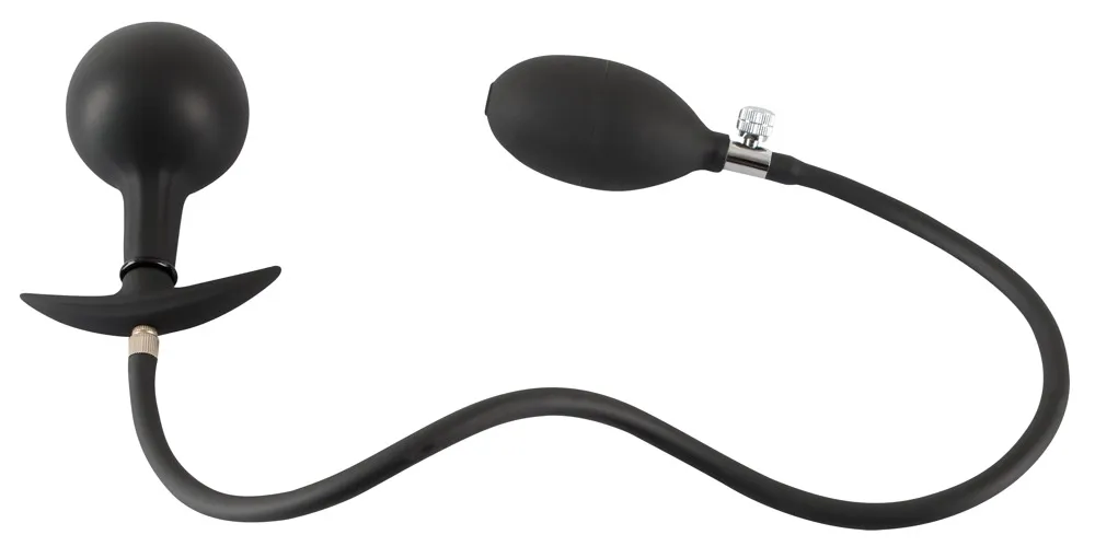 Orion Inflatable Plug - Korek analny, Czarny, 8 cm