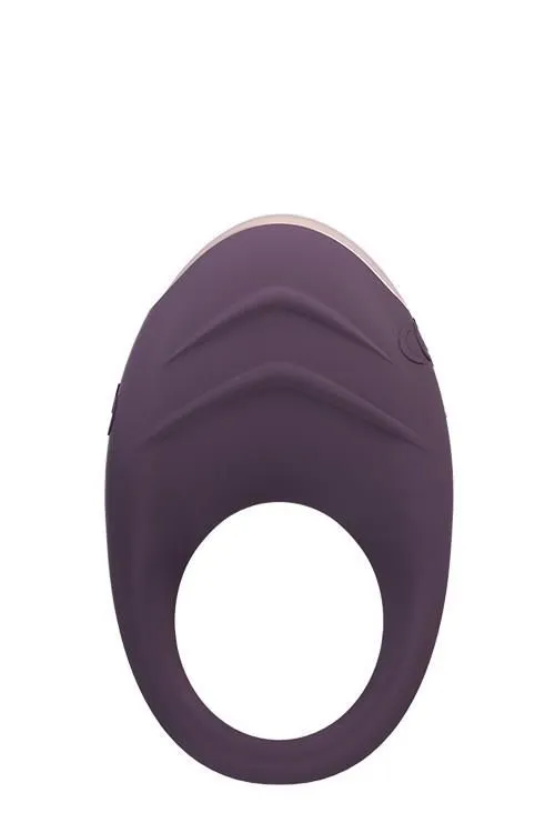 Ерекційне кільце з вібрацією Dream Toys Aveta, 7 см (пурпурний)