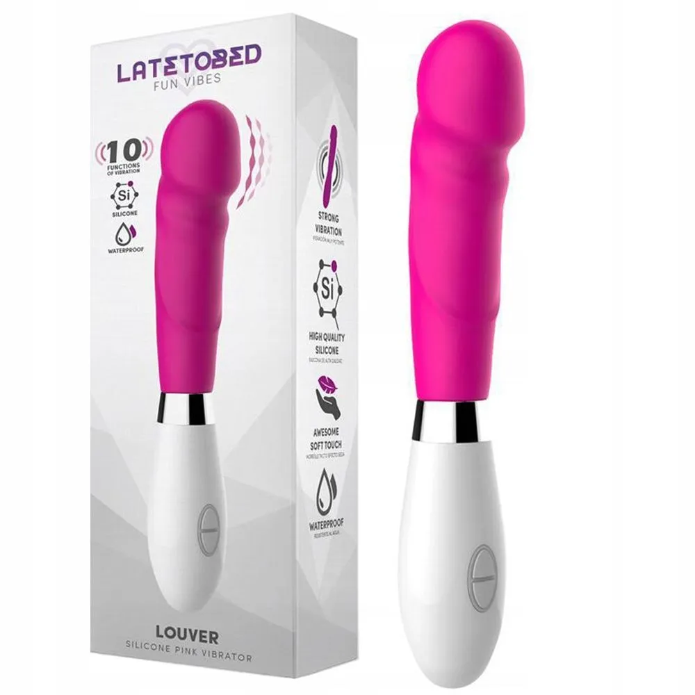 Вибратор Latetobed Louver, 20.3 см (розовый)