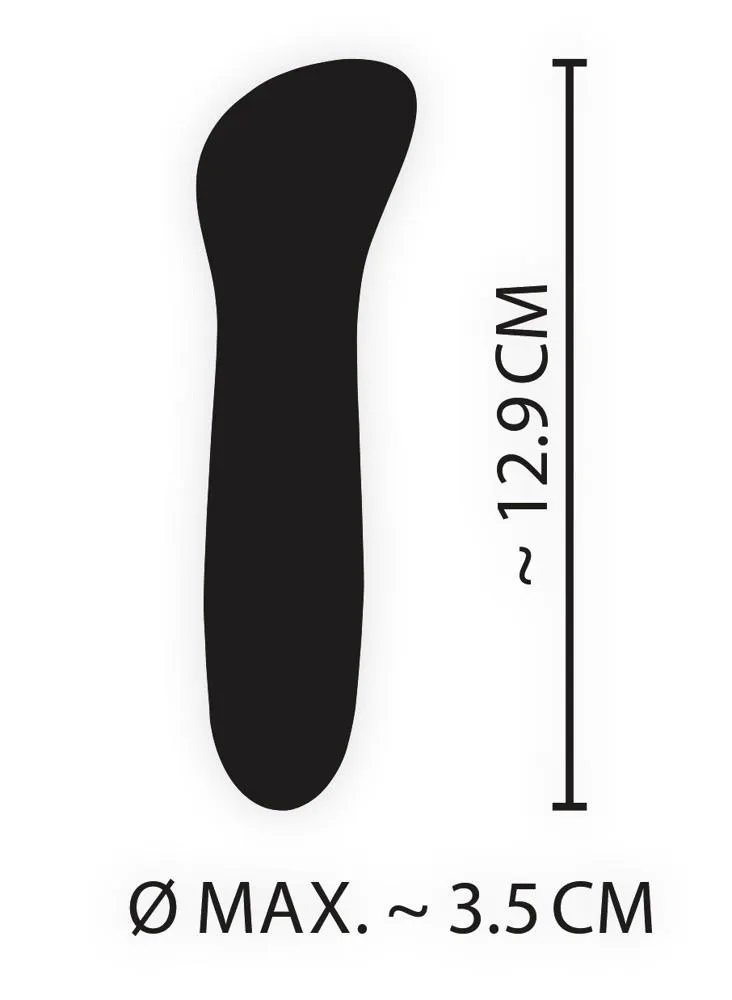 Cuties - Mini wibrator, Niebieski, 12, 9 cm