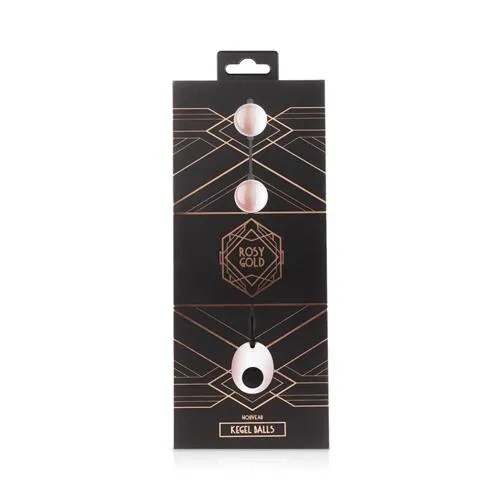Вагинальные шарики Rosy Gold Nouveau Kegel Balls, 2.8 см (золотистый)