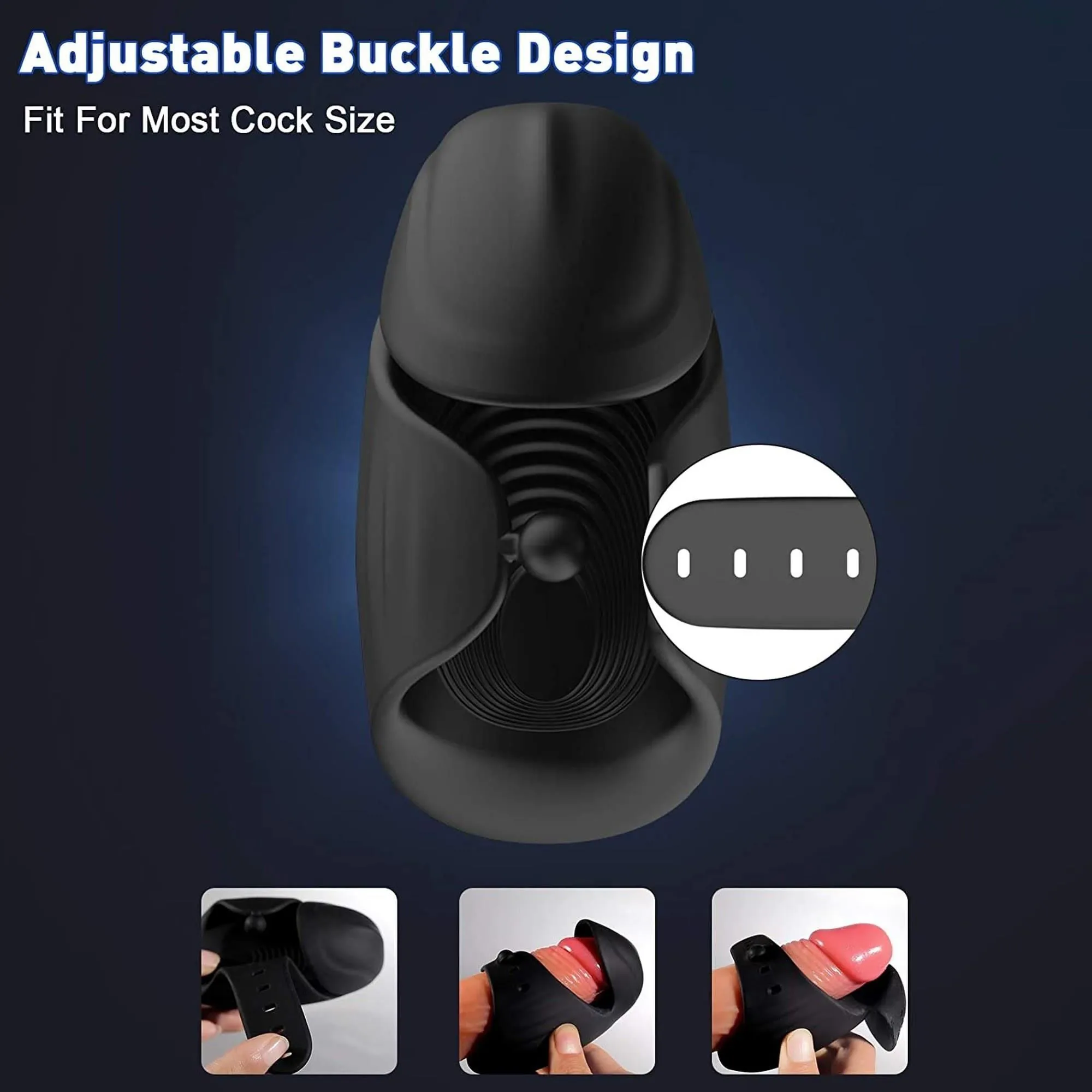 Мастурбатор B - Series Cute Adjustable (черный)