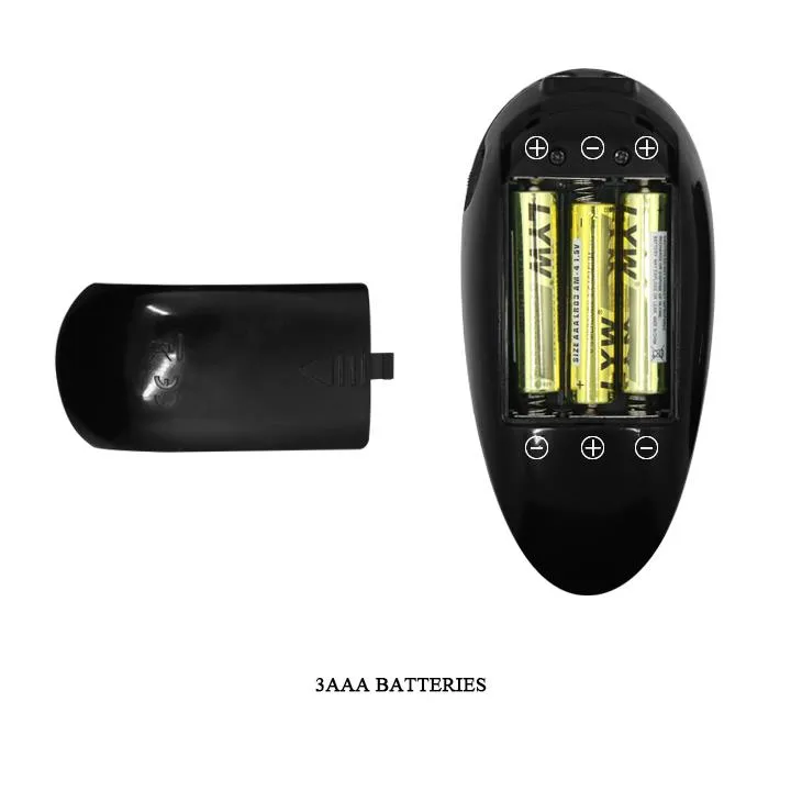 Crazy Bull Vagina and Ass Rose 6 function vibrations - Masturbator, W kolorze cielistym, 22.5 cm