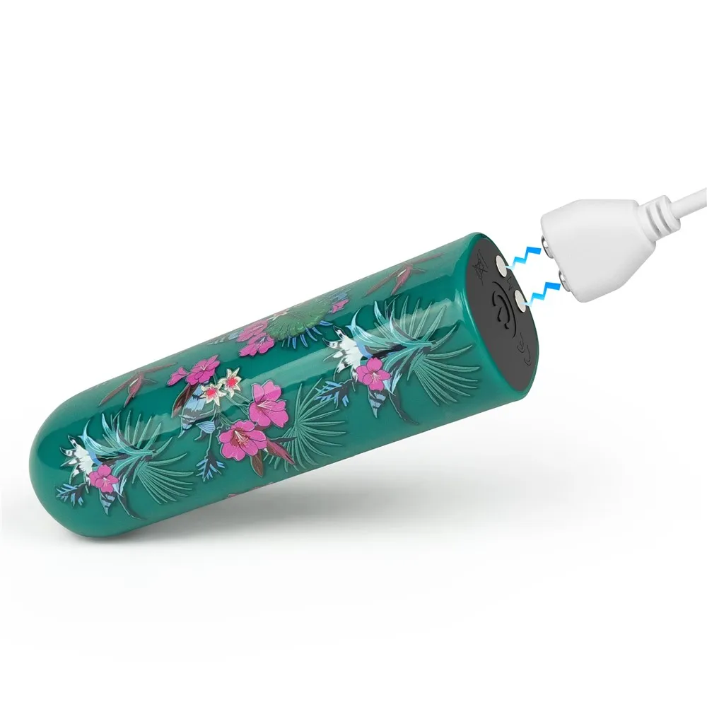 Lovetoy Antheia Massager - Wibrator łechtaczkowy, Zielony, 8.5 cm