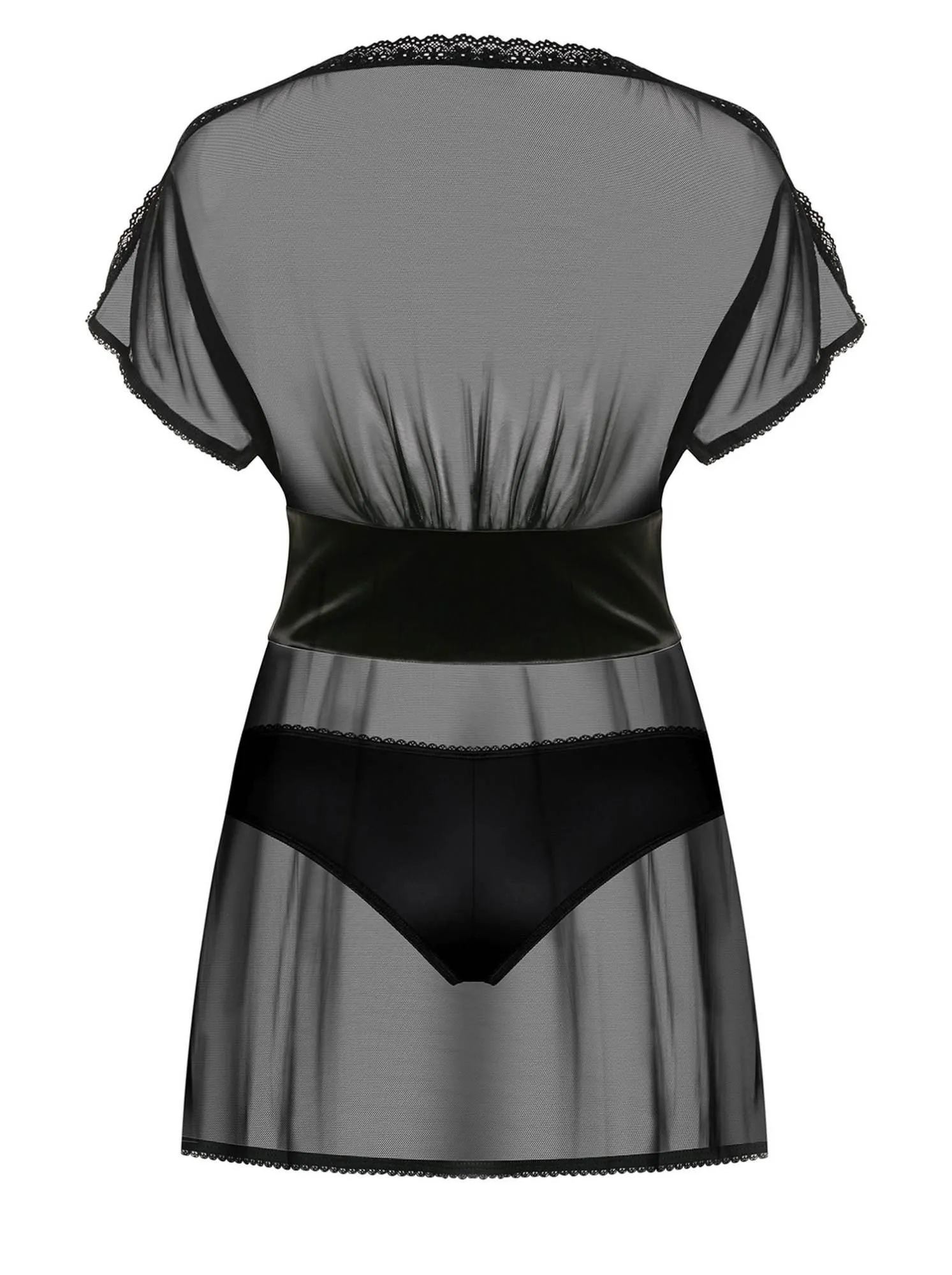Комплект белья Obsessive 868-BAB-1, L/XL (чёрный)