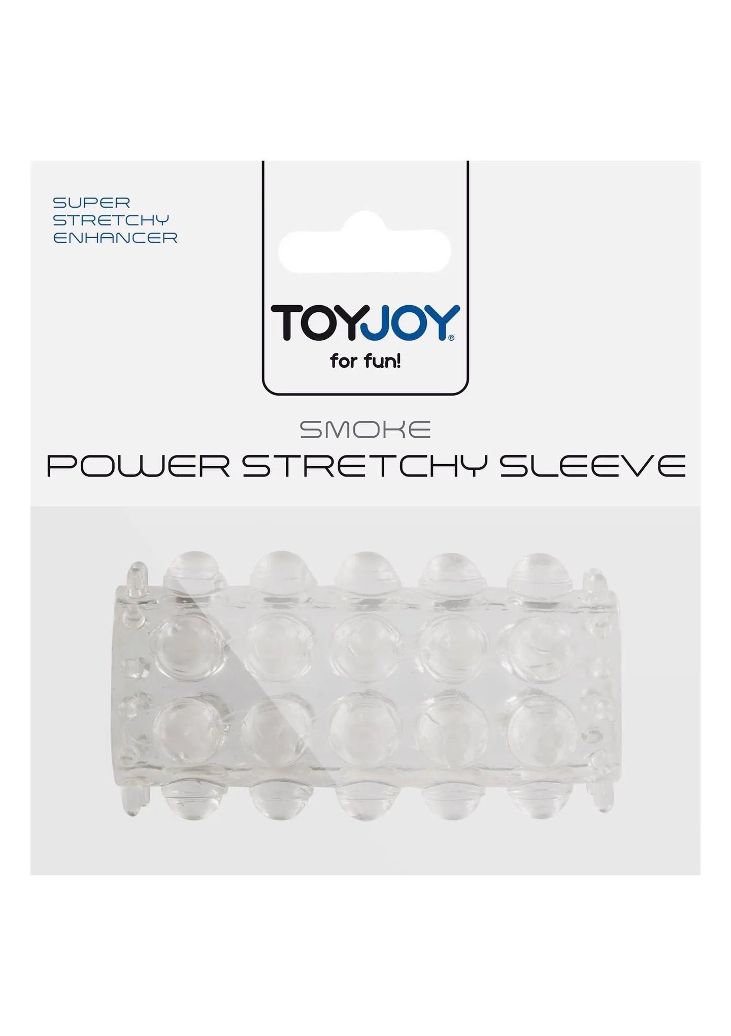 Насадка на пеніс Power Stretchy Sleeve, 6,5 см (прозорий)