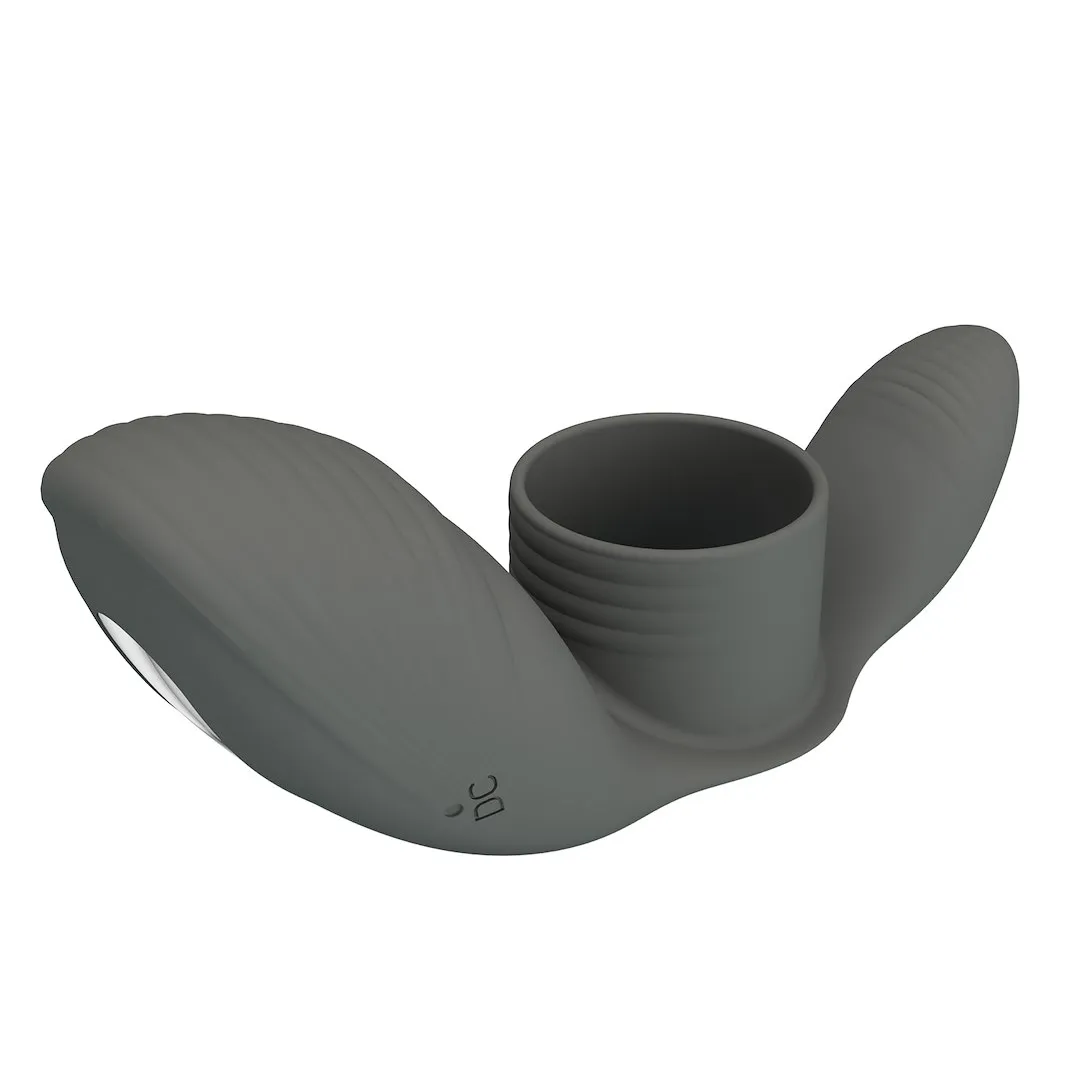 Pretty Love Master Ring - Pierścień wibracyjny, Szary, 11 cm