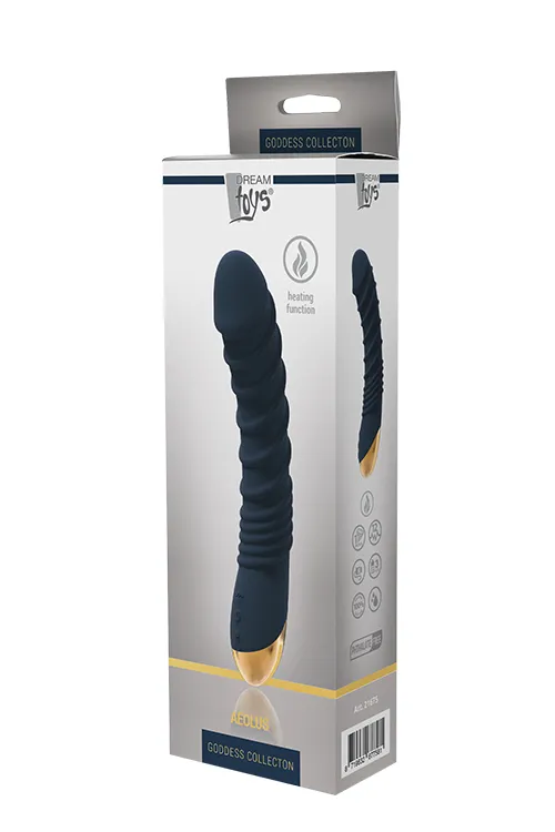 Dream Toys Goddess Collection Aeolus - Wibrator, Niebieski, 21 cm