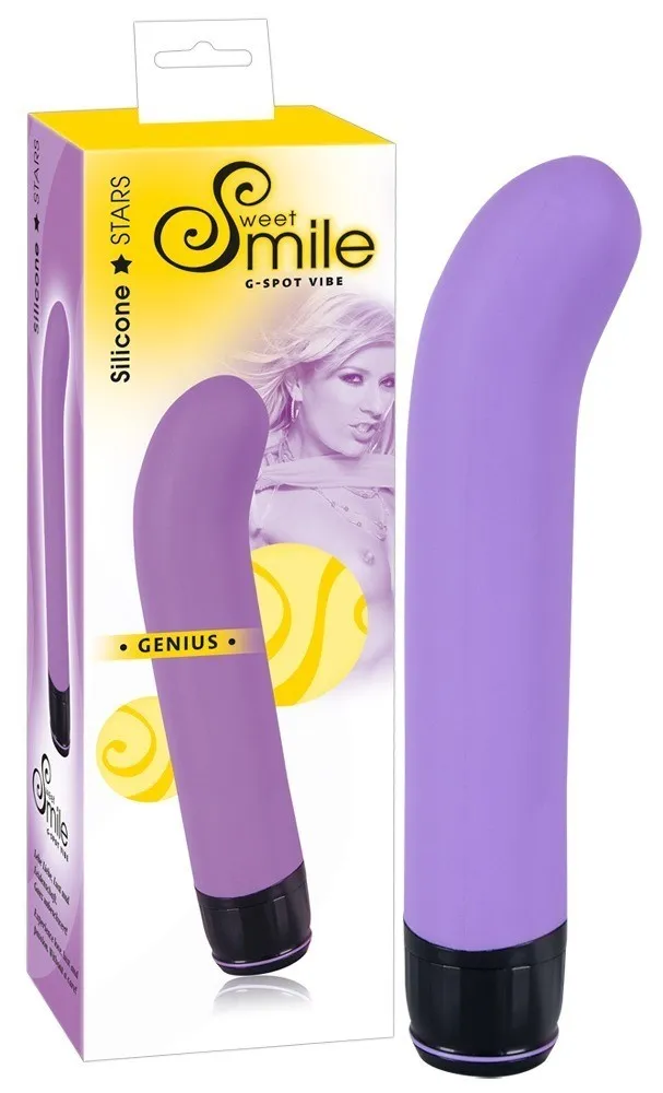Вібратор Smile Sweet G-Spot Vibe Genius, 20 см (фіолетовий)