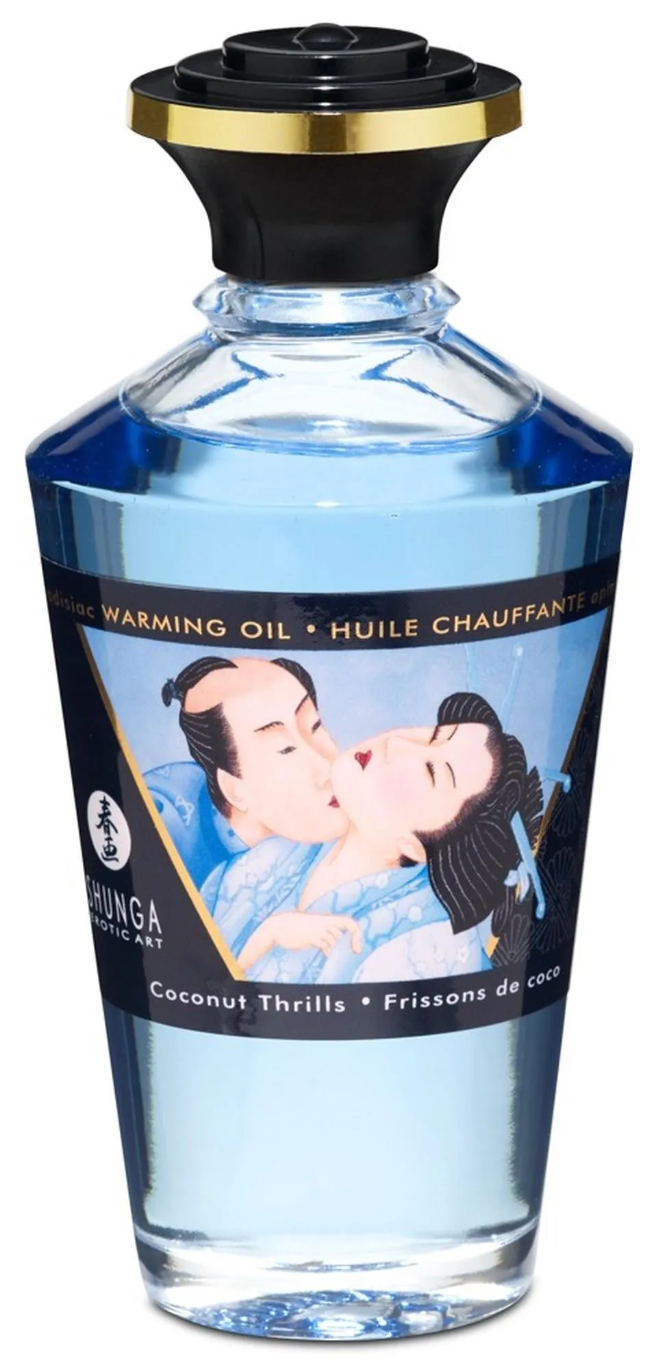 Согревающее массажное масло Shunga Aphrodisiac кокос, 100 мл
