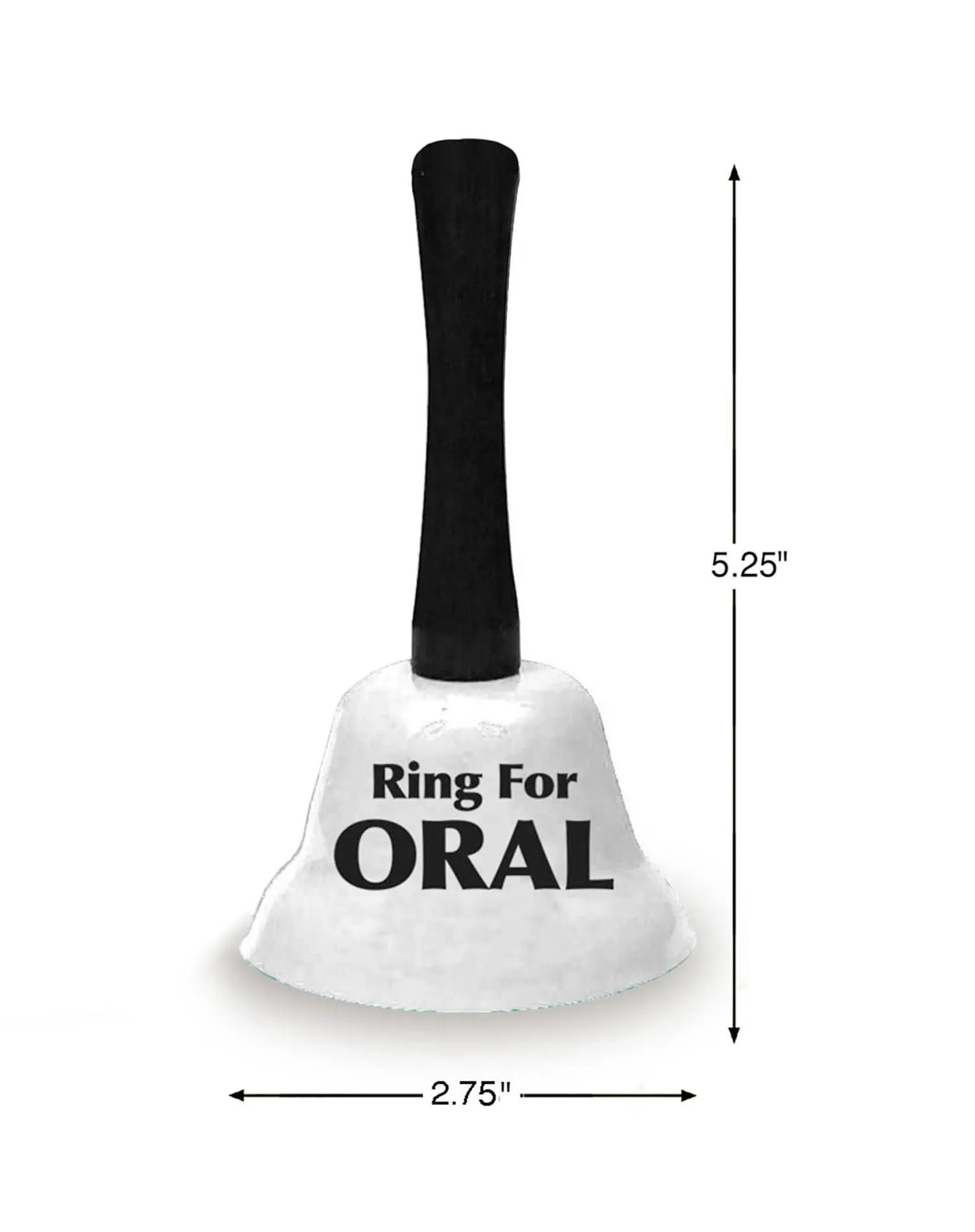 Колокольчик для секса Little Genie Ring the Bell for Oral, 13.5 см (белый)