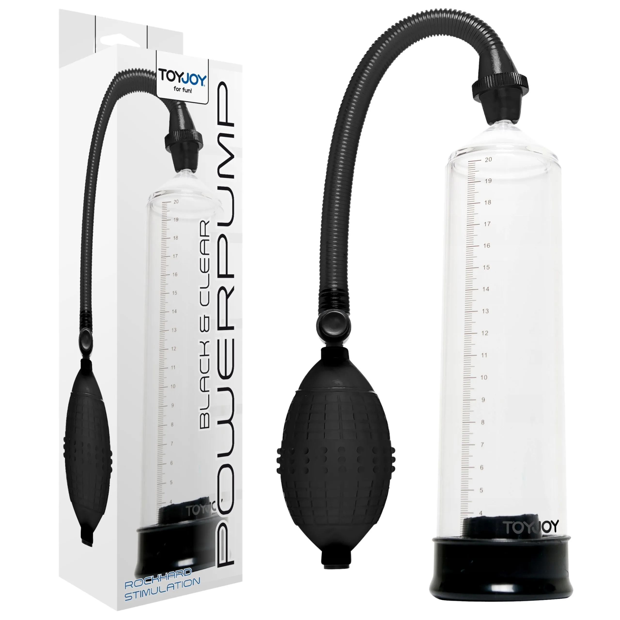Помпа для пеніса Pressure Pleasure Pump, 20 см (прозорий)