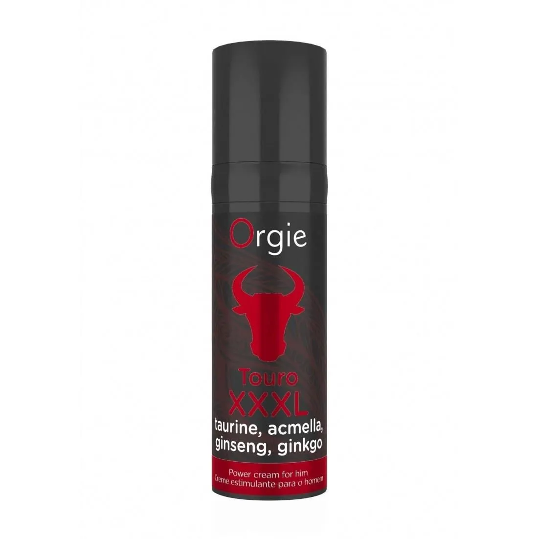 Orgie Touro Xxxl - Krem wzmacniający erekcję, Przezroczysty, Bezzapachowy, 15 ml