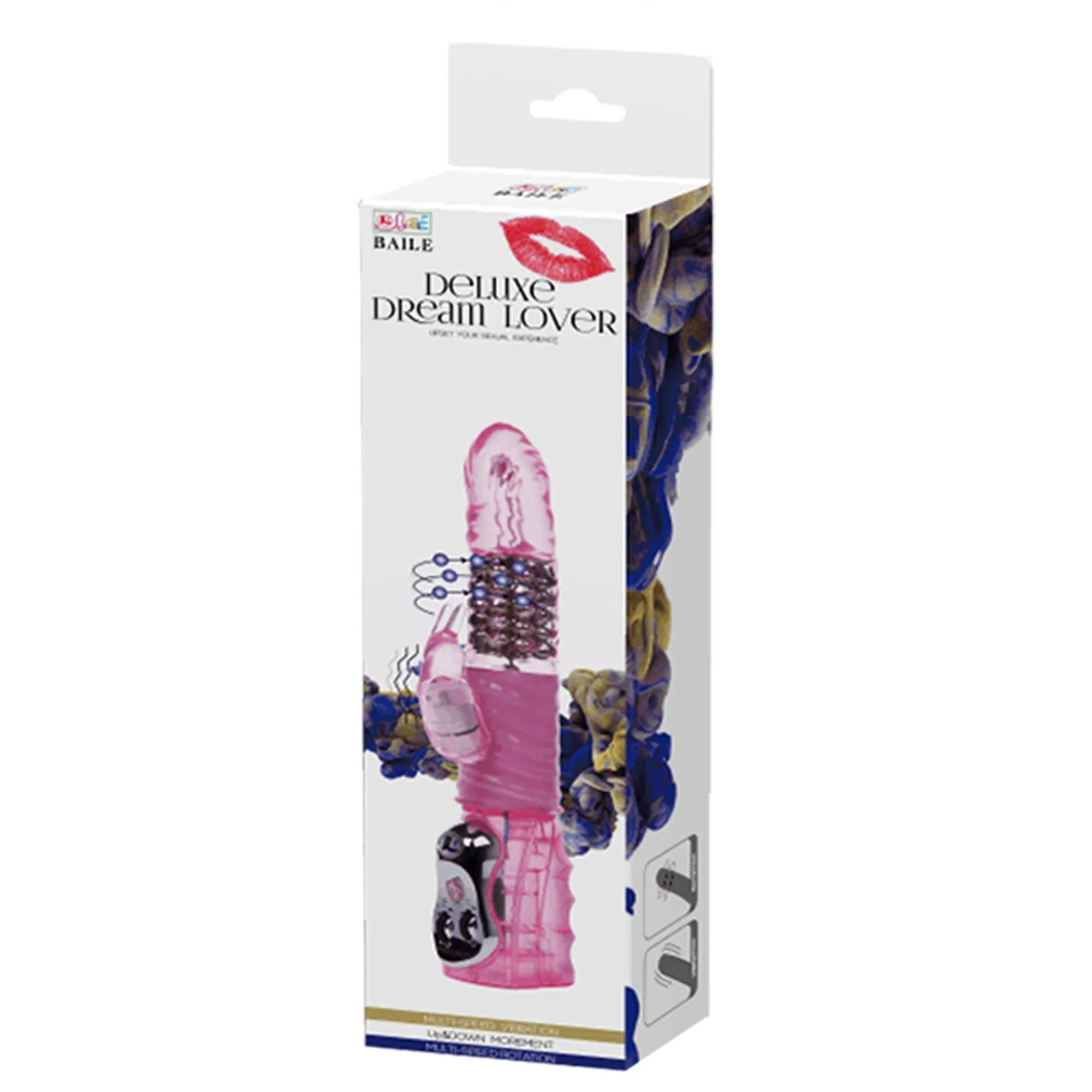 Вибратор-кролик Baile Deluxe Dream Lover, 26 см (розовый)