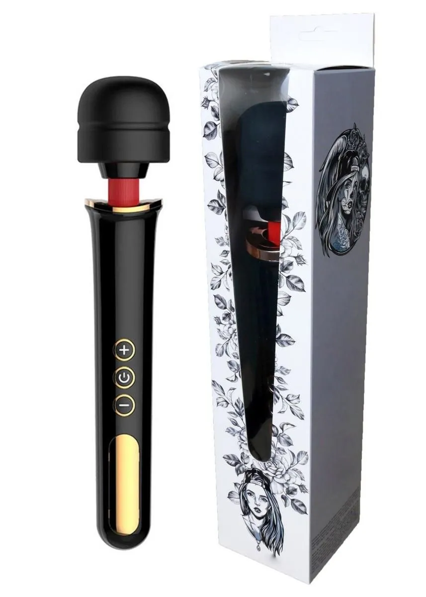 Вібромасажер B - Series Magic Super Powerful, 33 см (чорний)