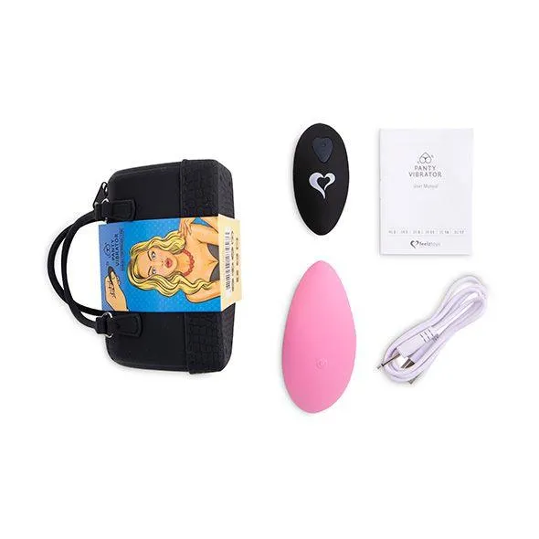 Вибратор в трусики FeelzToys Panty Vibe, 10 см (розовый)