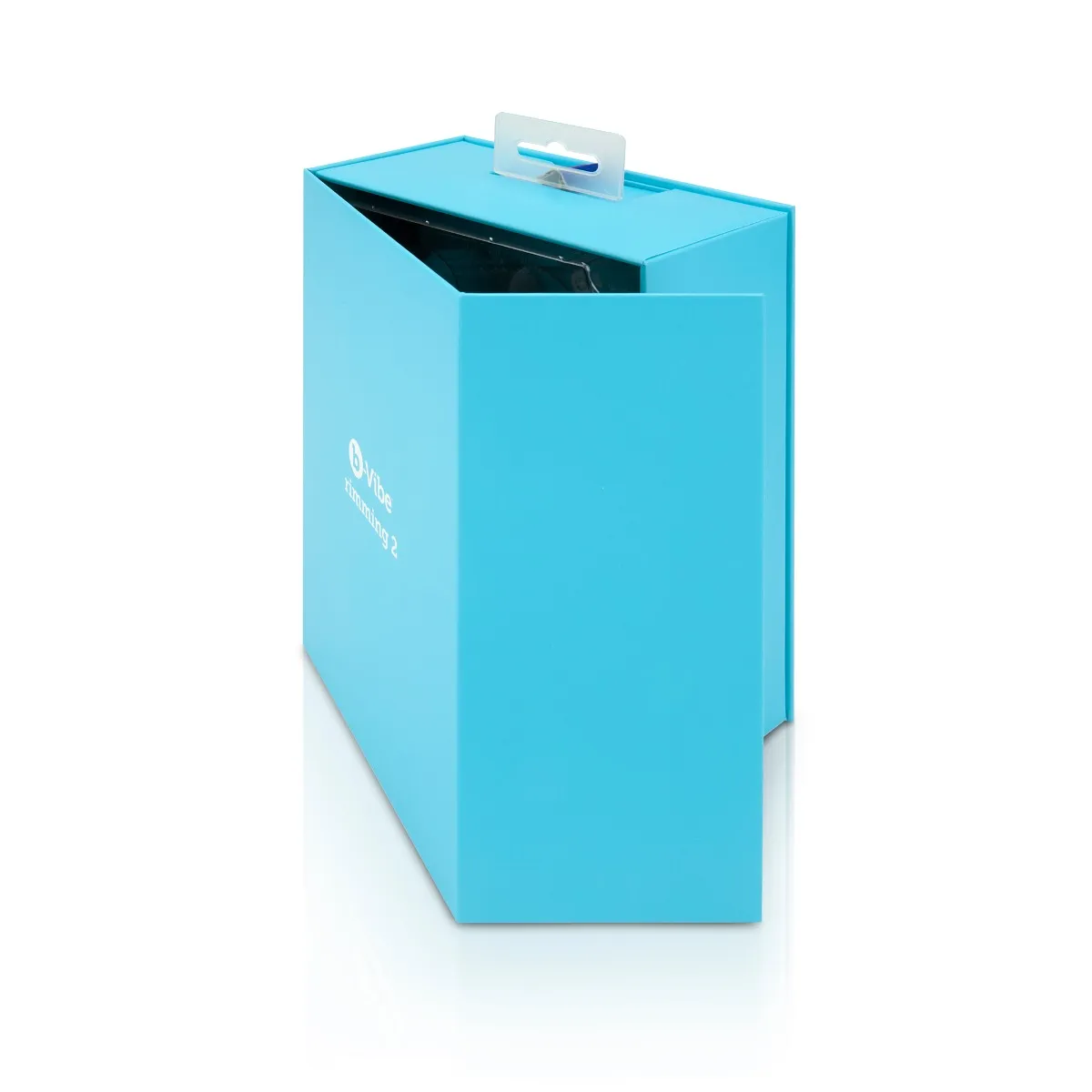 Анальная пробка B-Vibe Rimming Plug 2, 15 см (бирюзовый)
