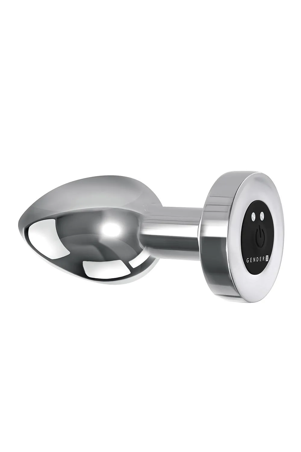 Анальна пробка Gender X Rockin Metal Plug XL, 10,5 см (срібляста)