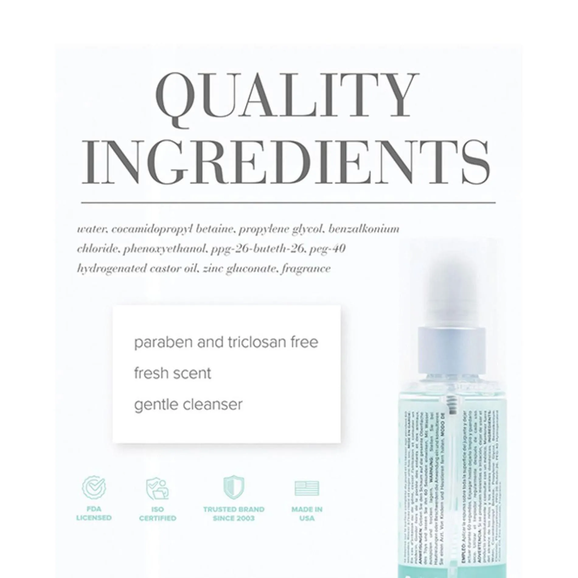 System JO Misting Fresh Scent Toy Cleaner - Spray do czyszczenia, Bezzapachowy, 60 ml