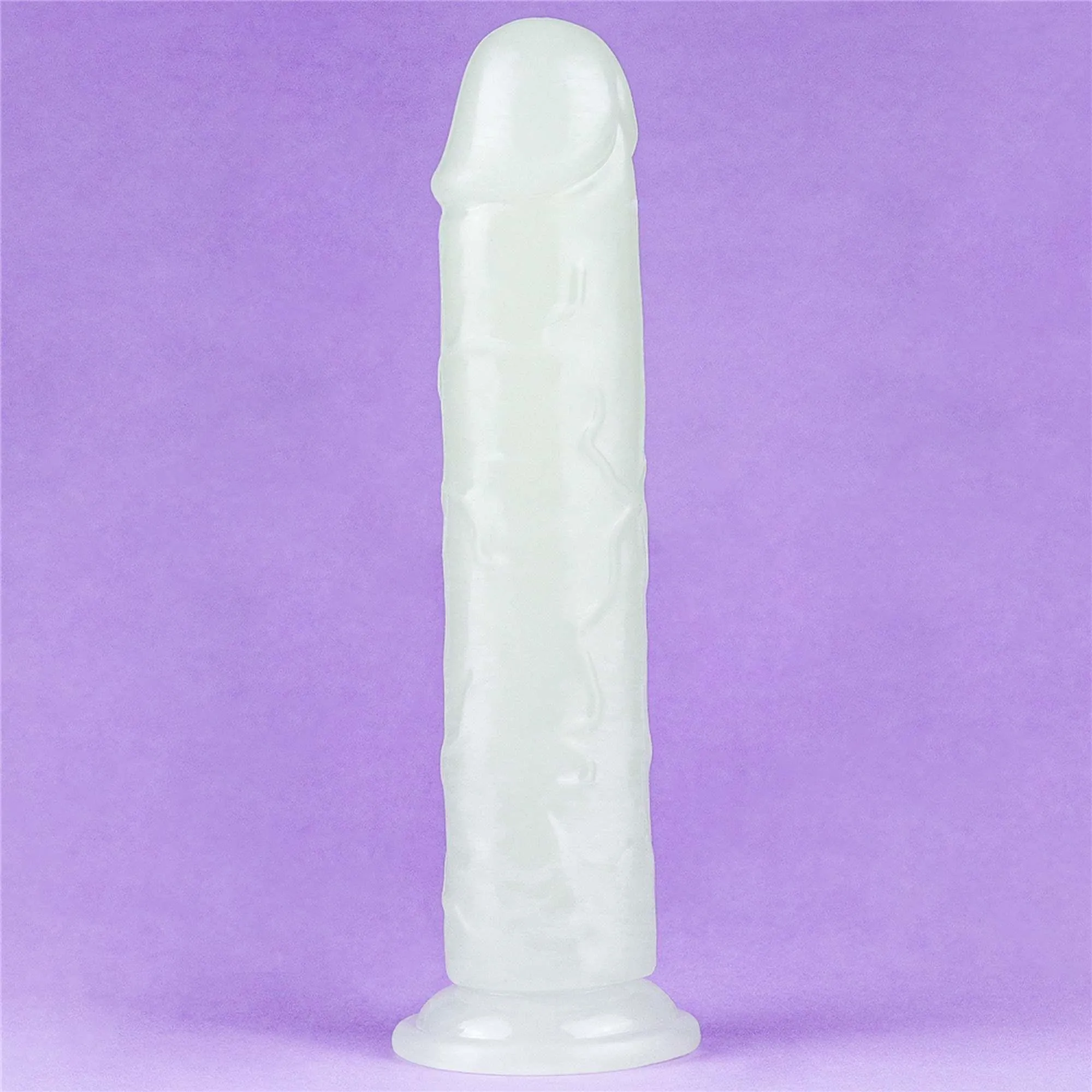 Lovetoy Lumino Play - Neonowe dildo, Niebieski, 21 cm