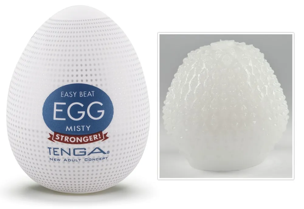 Tenga Egg Hard Boild Pack - Zestaw masturbatorów, Biały