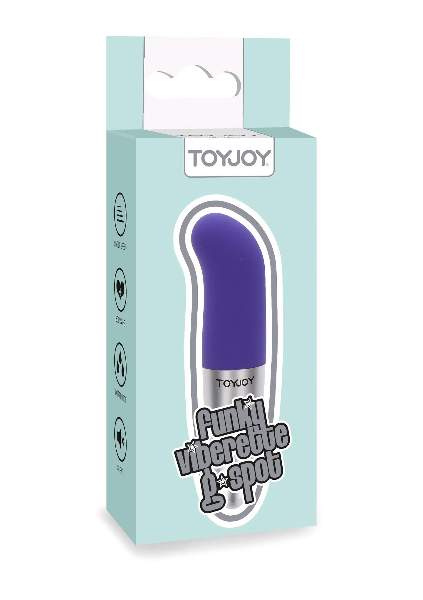 Міні-вібратор ToyJoy Viberette G-Spot, 12 см (фіолетовий)