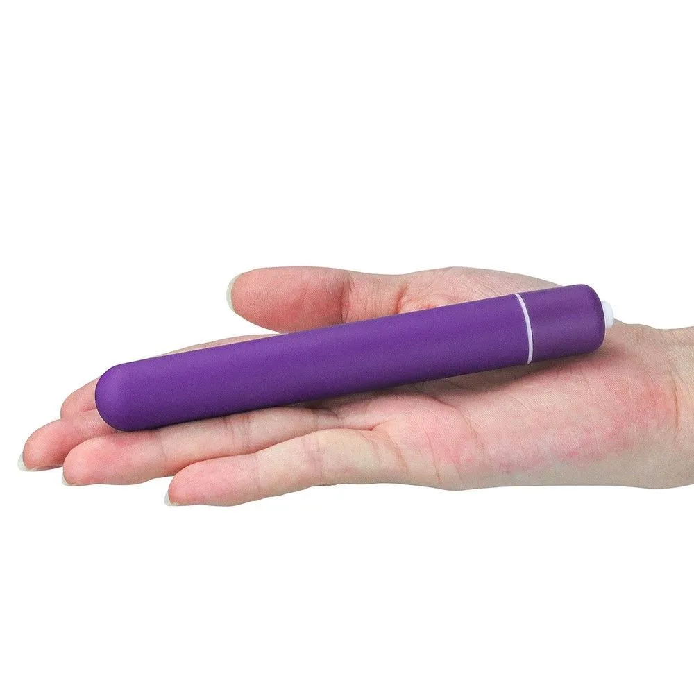 Мини-вибратор X-Basic Bullet, 10 скоростей, 13 см (фиолетовый)