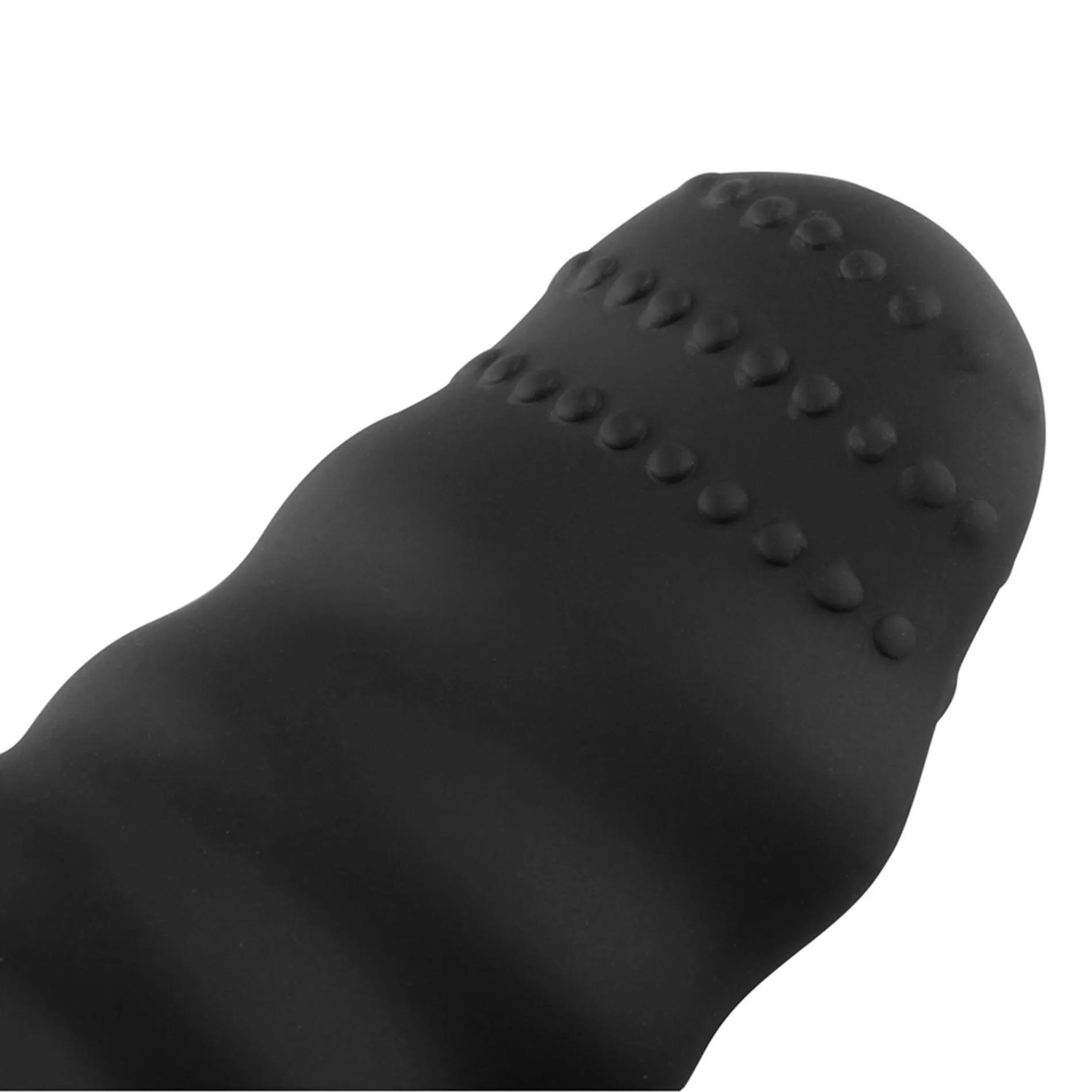 Віброяйце Teazers Ribbed Vibrating Egg, 8 см (чорний)