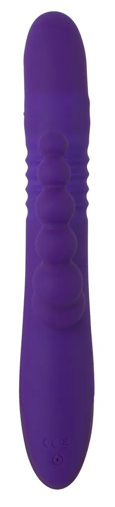 Sweet Smile Thrusting Pearl Triple - Wibrator, Fioletowy, 24, 8 cm