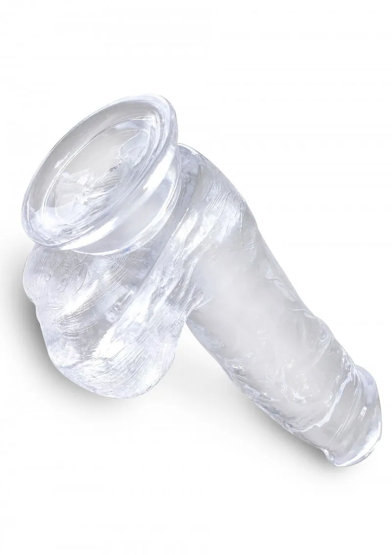 Dildo King Cock Clear 6 Inch, 17,7 cm (przezroczyste)