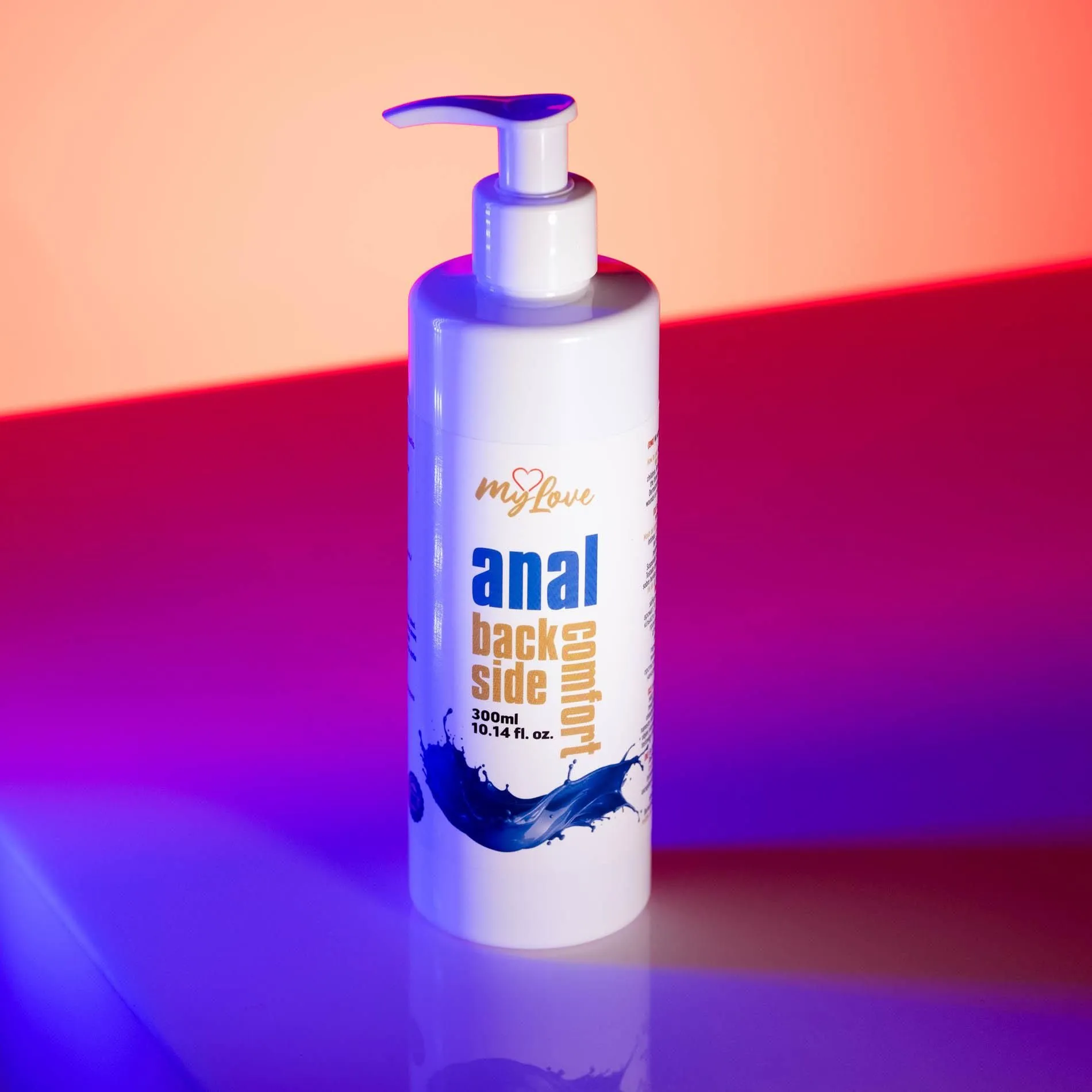 MyLove Anal Back Side Comfort - Lubrykant analny, Mięta, 300 ml