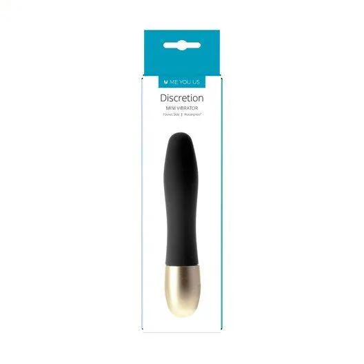Me You Us Discretion Bullet - Mini-wibrator, Czarny, 8 cm