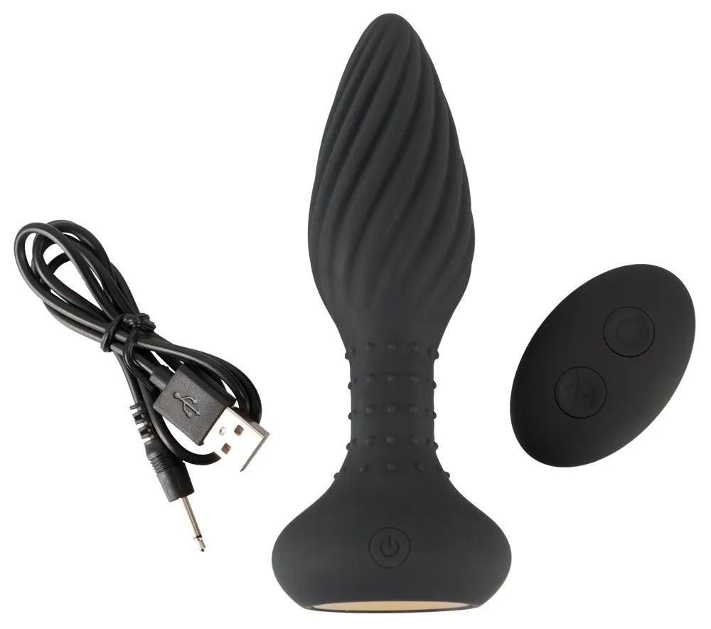 ANOS Finest Butt Plug Wear - Korek analny, Czarny, 15, 1 cm
