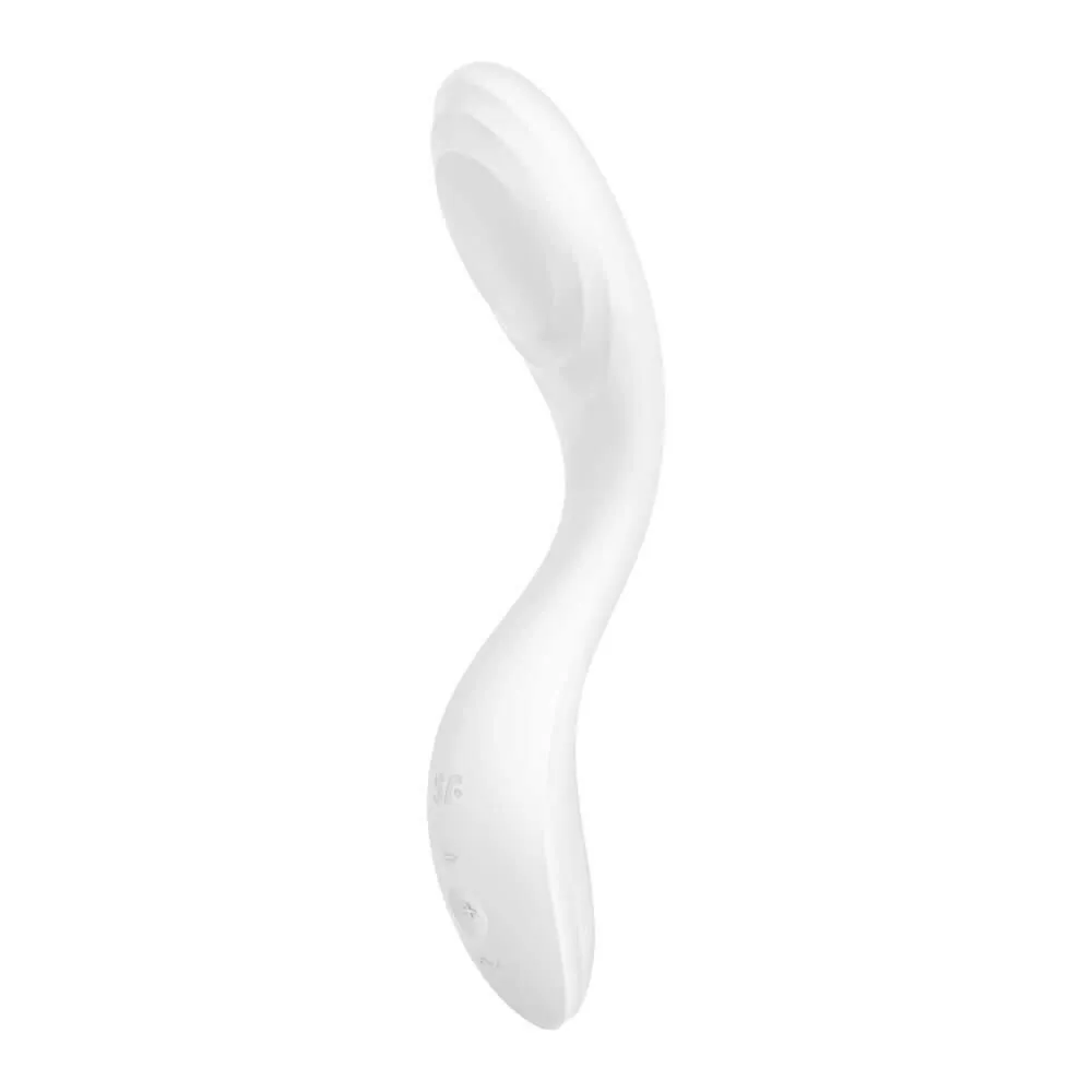 Вібратор Satisfyer Rrrolling Pleasure, 22 см (білий)