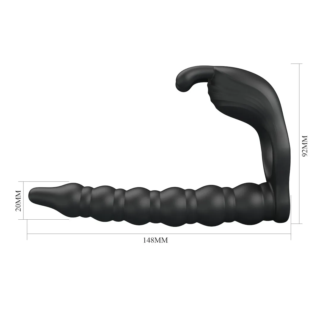 Pretty Love Blackney - Pierścień wibracyjny, Czarny, 14.8 cm