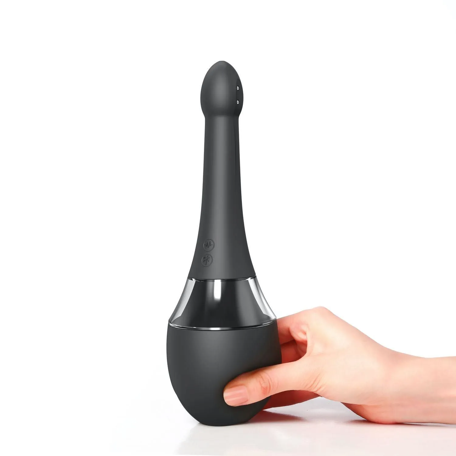 Автоматичний анальний душ з вібрацією Dorcel Douche Mate Pro, 200 мл (чорний)