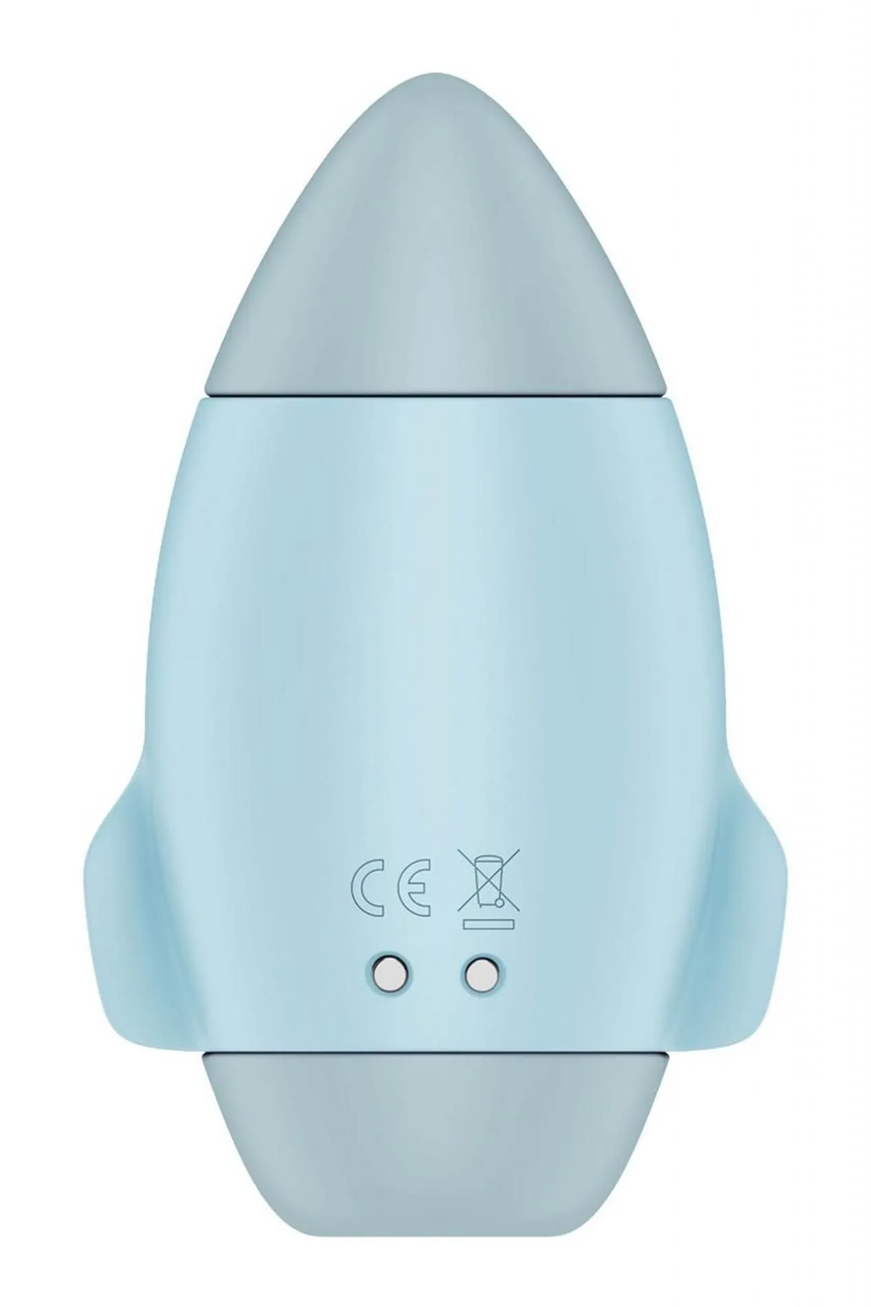 Вакуумний стимулятор клітора з вібрацією Satisfyer Mission Control (блакитний)