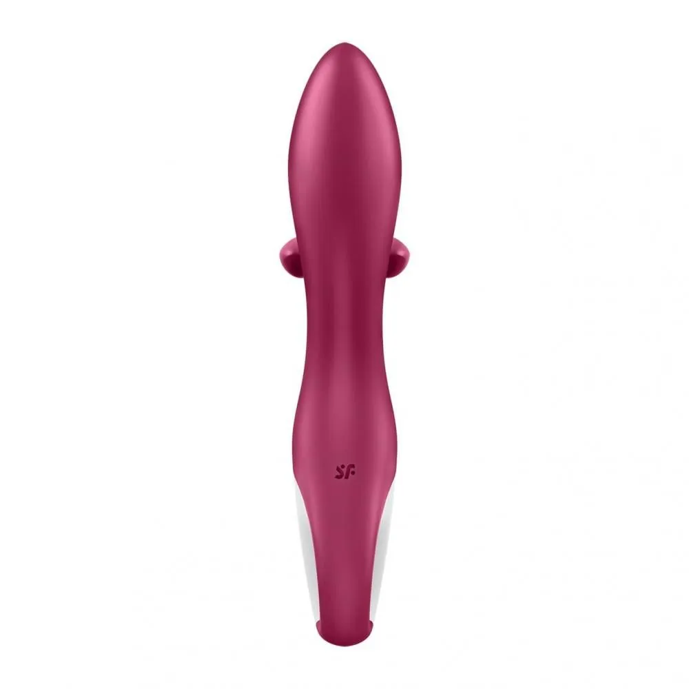 Вібратор-кролик Satisfyer Embrace Me, 20,5 см (бордовий)