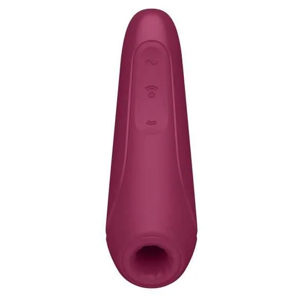 Вакуумний стимулятор клітора Satisfyer Curvy 1+ (червоний)