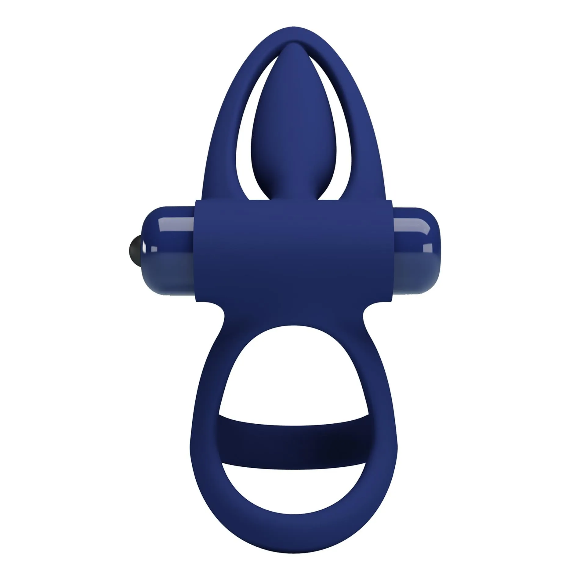 Виброкольцо Pretty Love Vibration Cock Ring (синий)