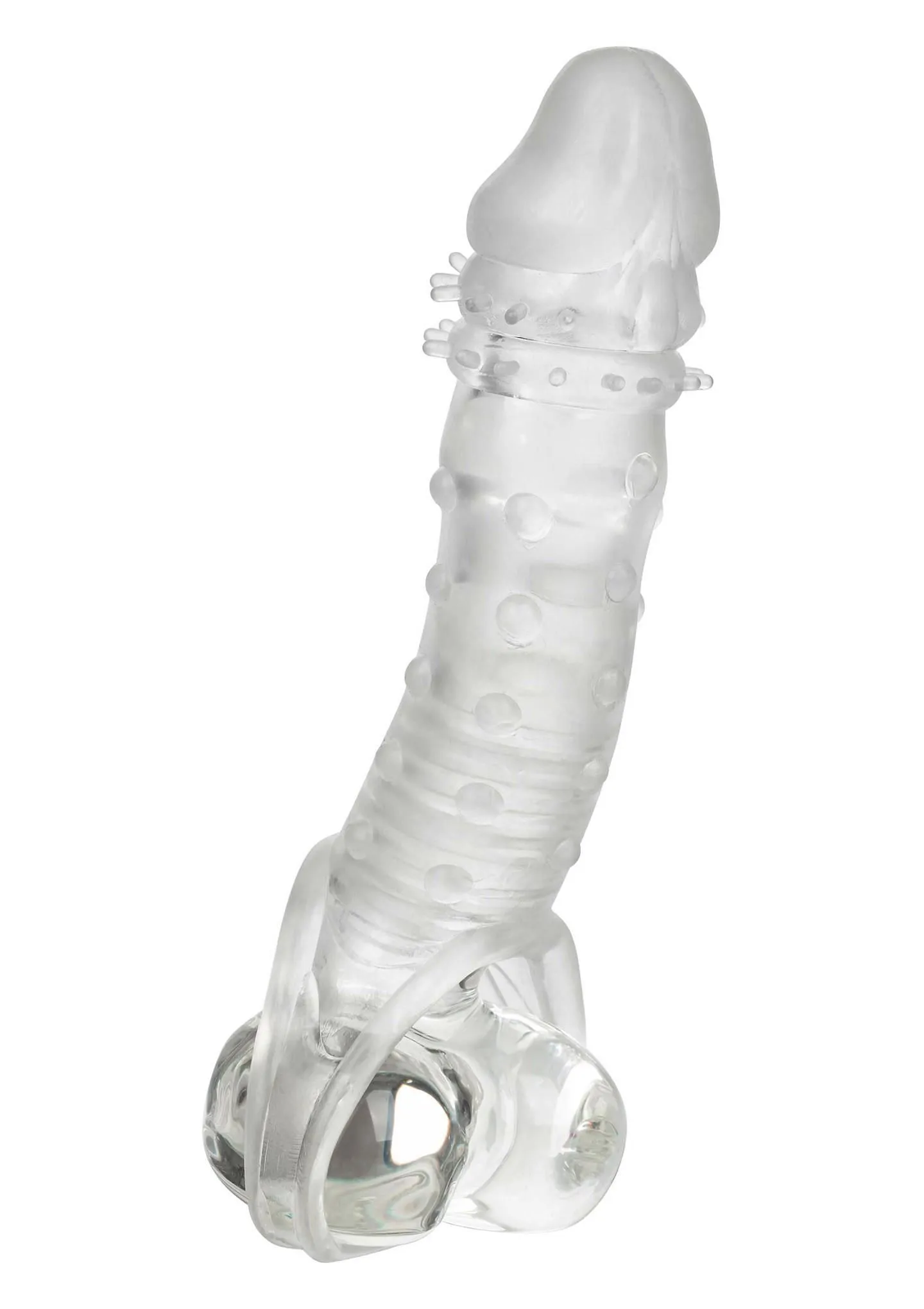 Насадка на пеніс California Exotic Novelties Transparent Ultimate Extender, 16 см (прозора)