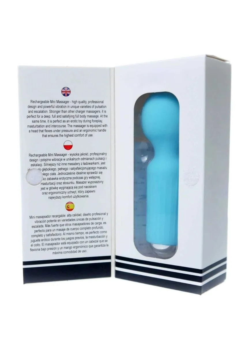 Вібромасажер Boss Series Rechargeable, 11 см (блакитний)