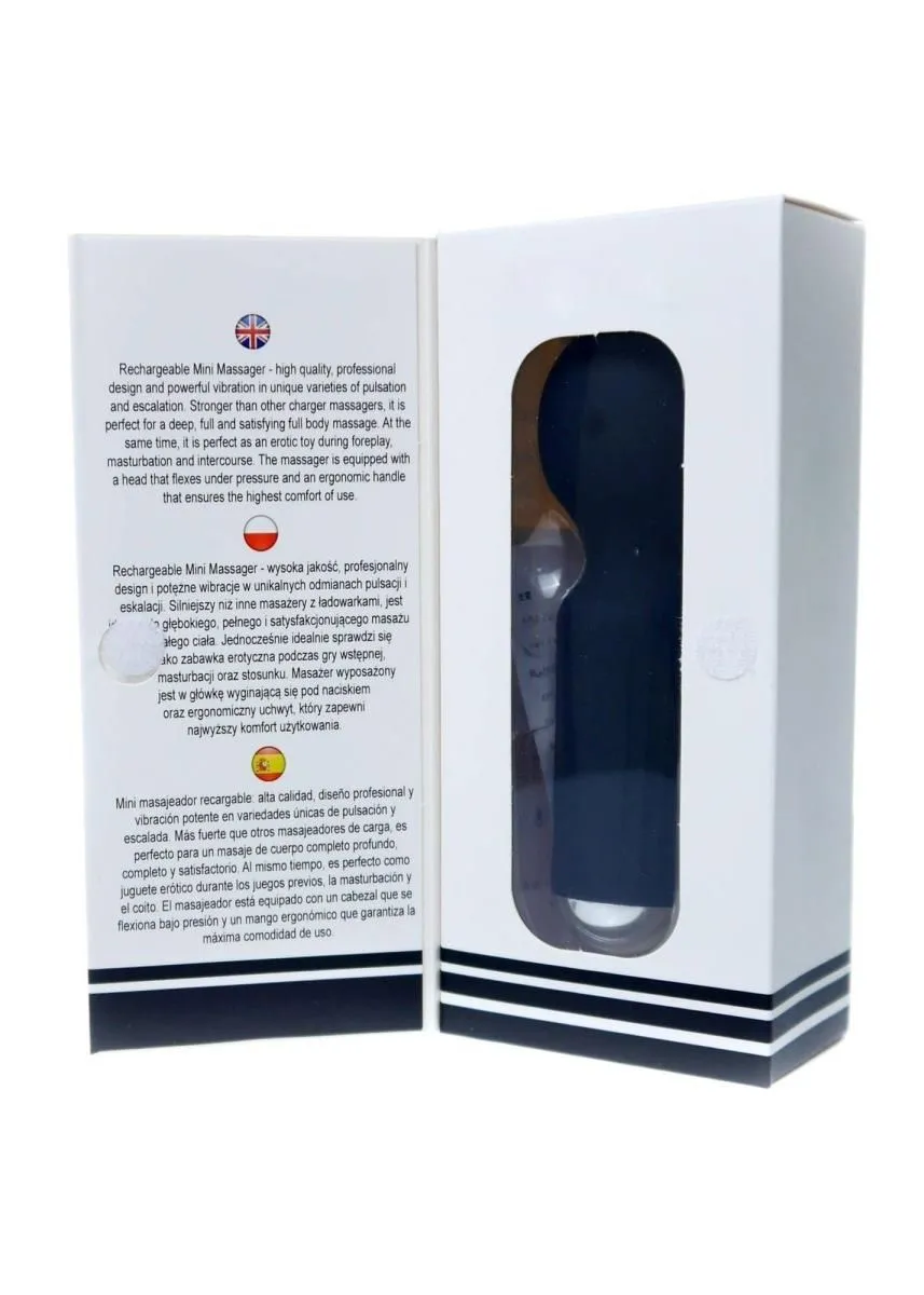 Вібромасажер B - Series Magic Rechargeable Mini, 11 см (чорний)